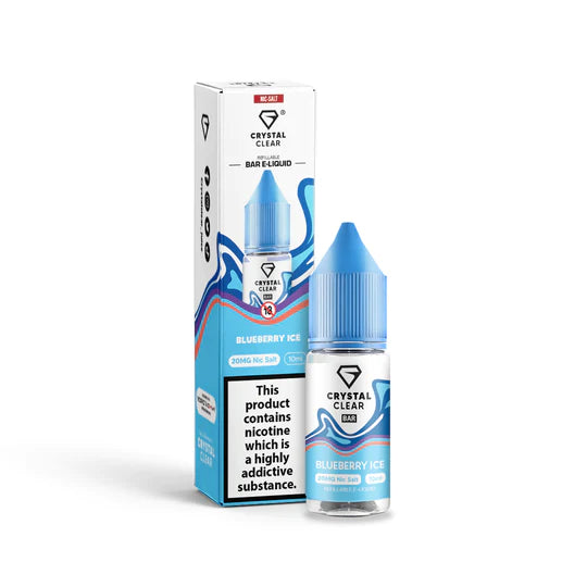 Load image into Gallery viewer, Crystal Clear Nic Salt E-Liquid | Blueberry Ice
