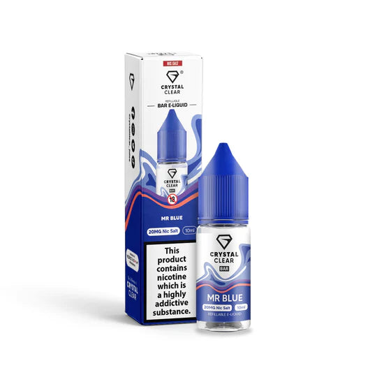 Load image into Gallery viewer, Crystal Clear Nic Salt E-Liquid | Mr Blue