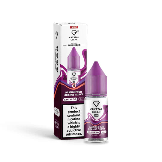 Load image into Gallery viewer, Crystal Clear Nic Salt E-Liquid | PassionFruit Guava