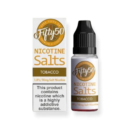 Load image into Gallery viewer, Fifty 50 Nic Salts 10ml | Tobacoo