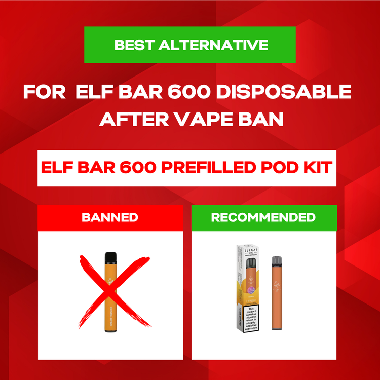 Best Alternative For Elf Bar 600 Puff Disposable After Vape Ban