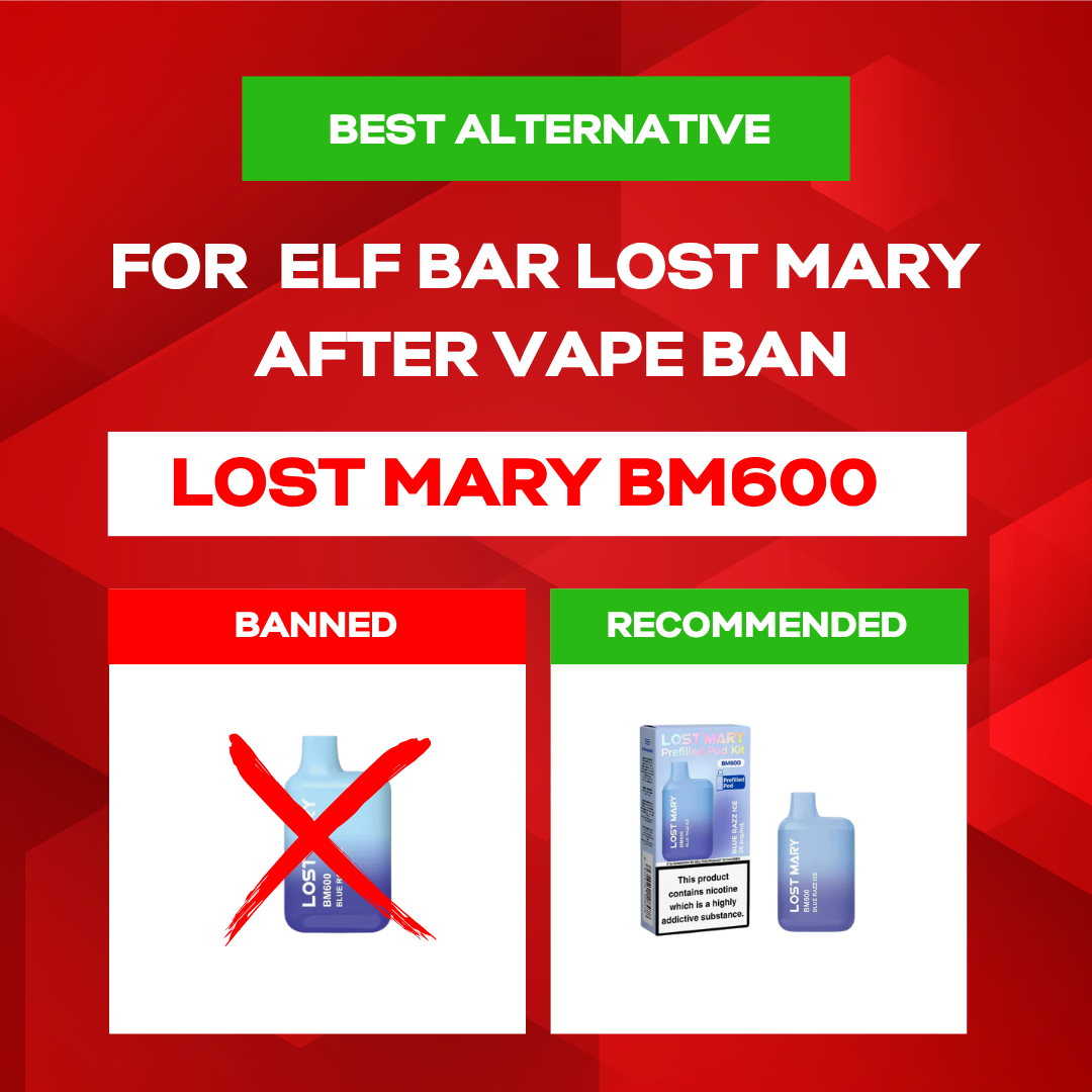Best Alternative to Elf Bar Lost Mary | BM600 Prefilled Pod Vape Kit ...