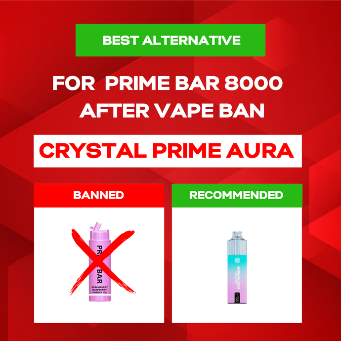 Best Alternative for Prime Bar 8000 After Vape Ban
