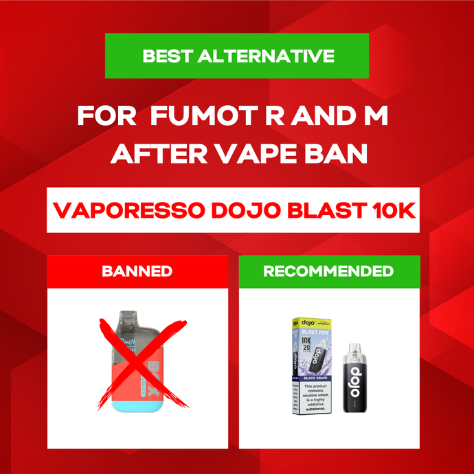 Best Alternative For Fumot R And M Tornado After Vape Ban