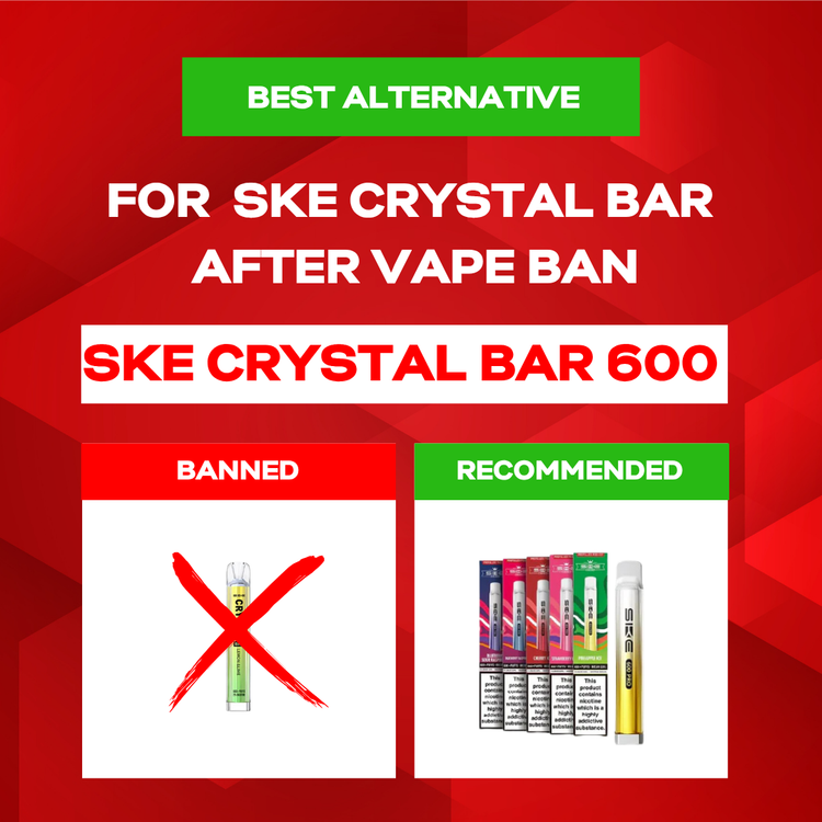 Best Alternative For SKE Crystal Bar 600 After Vape Ban