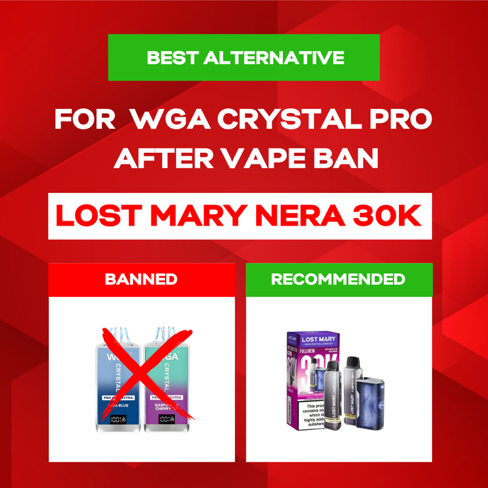 Best Alternative for WGA Crystal Pro Max 15000 After Vape Ban