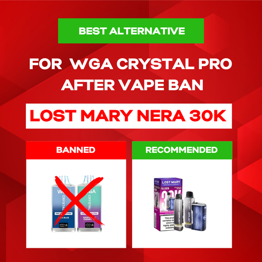Best Alternative for WGA Crystal Pro Max 15000 After Vape Ban