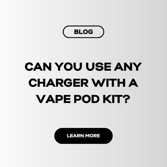 Can You Use Any Charger With a Vape Pod Kit? A UK USB-C and Charging Compatibility Guide