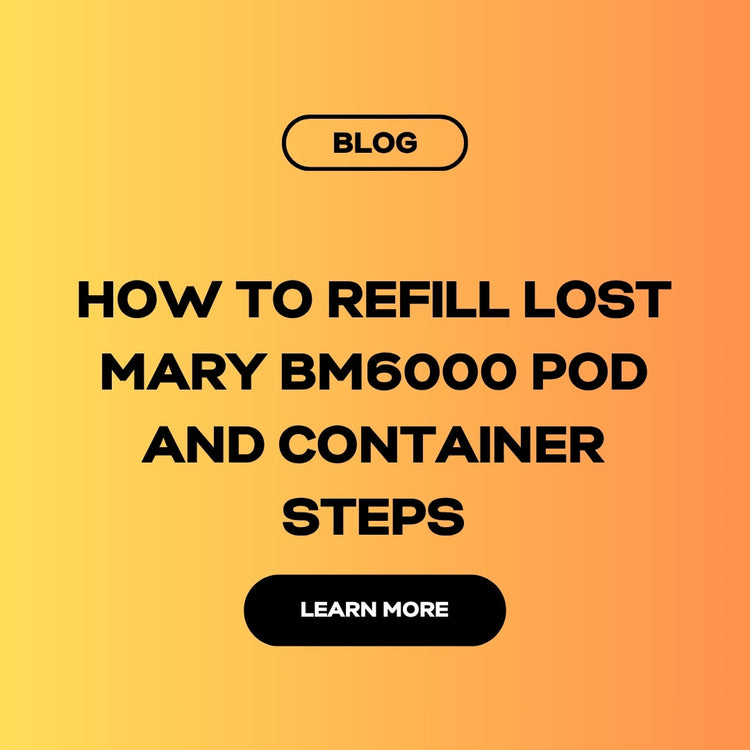 How to Refill Lost Mary BM6000: Pod and Container Steps
