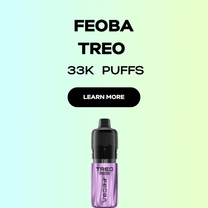 Feoba Treo 33K Prefilled Pod Vape Kit | Shop Disposables