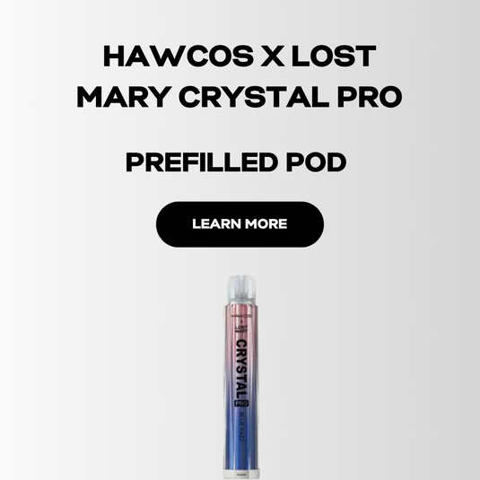 Hawcos x Lost Mary Crystal Pro Vape Kit | Prefilled & Easy to Use