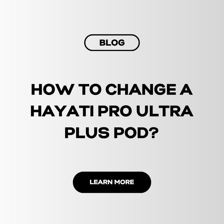 How to Change a Hayati Pro Ultra Plus Pod: Fit, Switch Sides and Fix Faults
