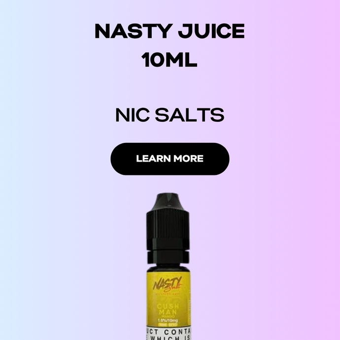Nasty Juice 10ml Nic Salts Ballin Series |  Real Flavour, Real Smooth