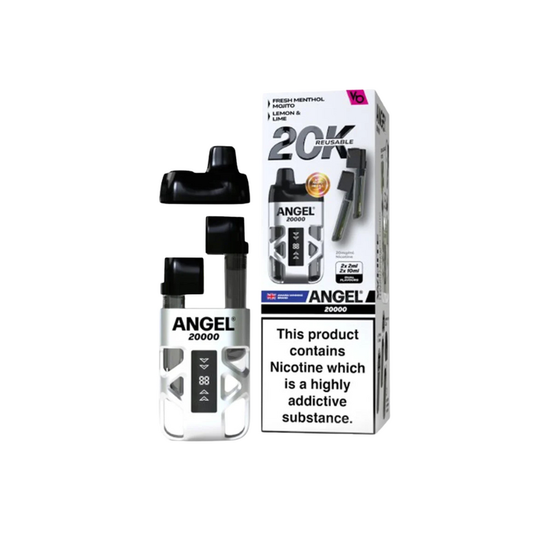 Load image into Gallery viewer, Angel 20K Puff Prefilled Pod Kit | White Edition 
