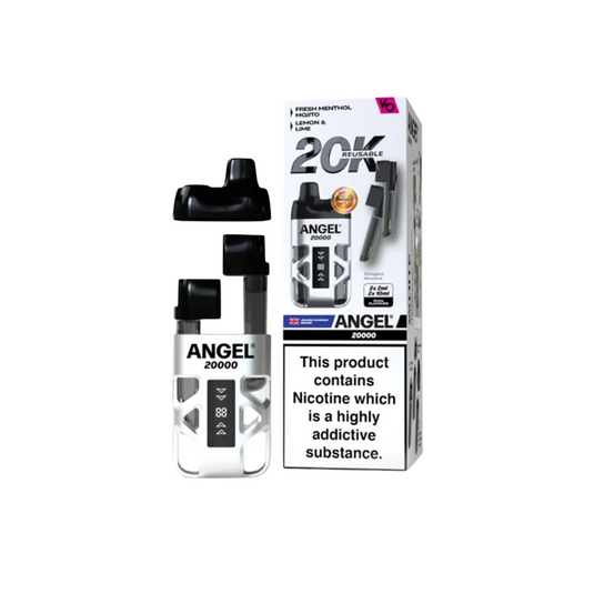 Angel 20K Puff Prefilled Pod Kit | White Edition 