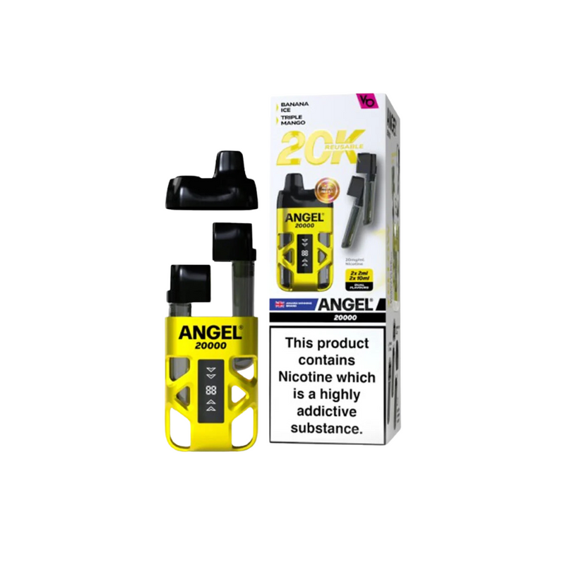 Load image into Gallery viewer, Angel 20K Puff Prefilled Pod Kit | Yellow Edition 
