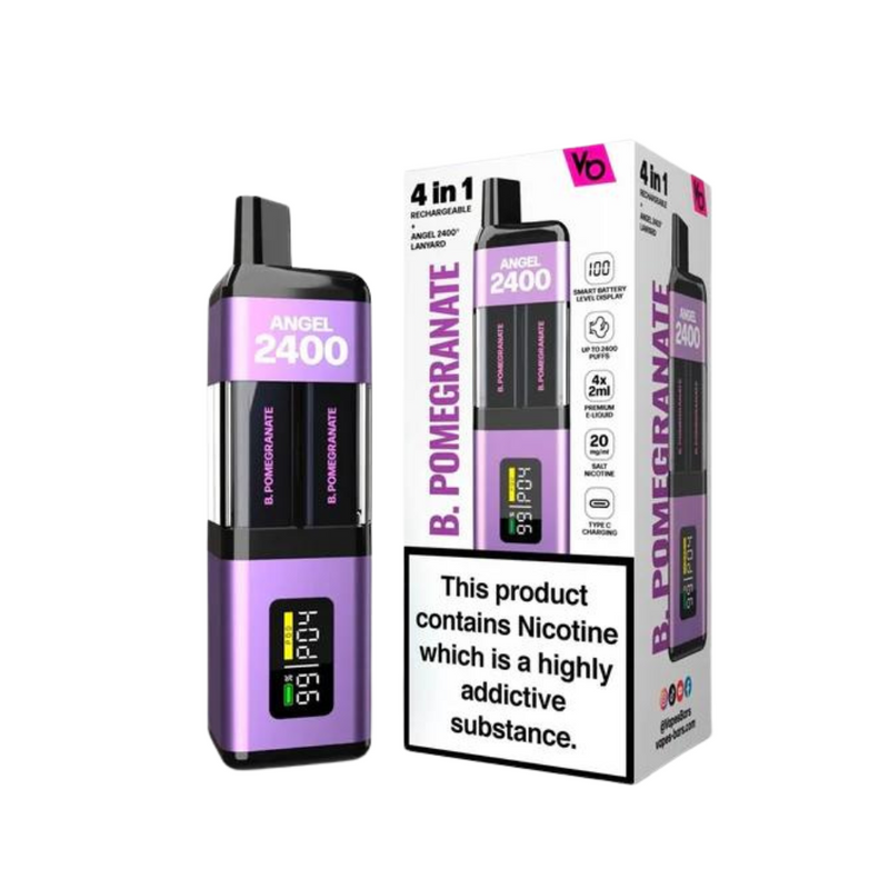 Load image into Gallery viewer, Angel 2400 Puff Prefilled Pod Kit | B.Pomegranate
