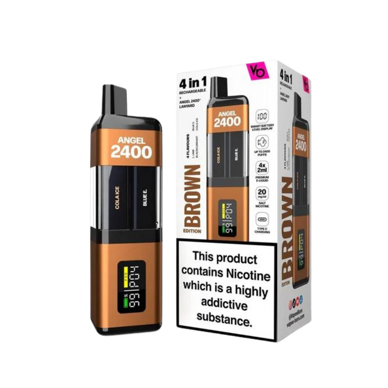 Load image into Gallery viewer, Angel 2400 Puff Prefilled Pod Kit | Brown
