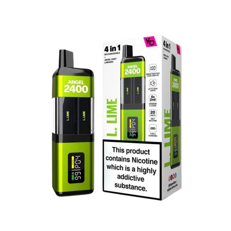 Load image into Gallery viewer, Angel 2400 Puff Prefilled Pod Kit | Lime
