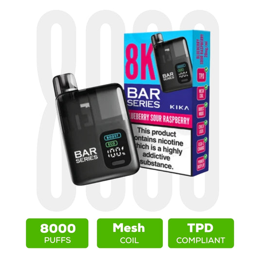 Bar Series Kika 8K Puffs Prefilled Pod Kit