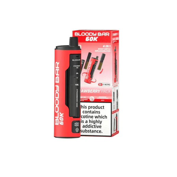 Load image into Gallery viewer, Bloody Bar 60K Prefilled Vape Pod Kit
