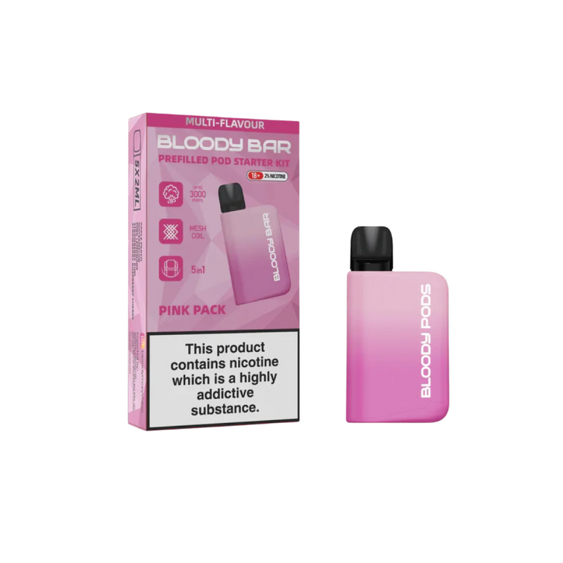 Load image into Gallery viewer, Bloody Mary Bloody Bar 3000 Prefilled Pod Vape Kit
