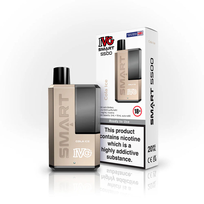 Load image into Gallery viewer, IVG Smart 5500 Refillable Rechargeable Disposable Vape
