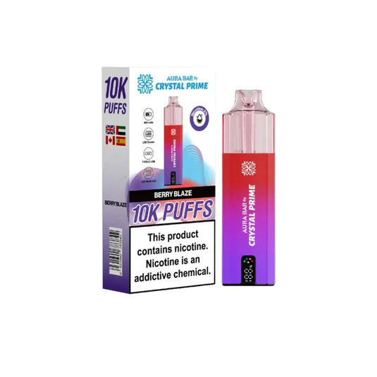 Crystal Prime Aura Bar 10k Prefilled Pod Kit