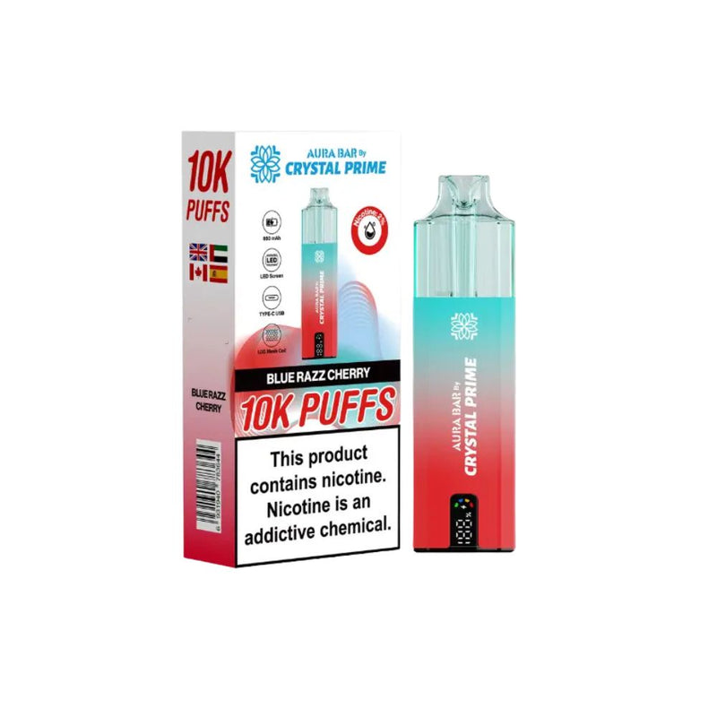 Load image into Gallery viewer, Crystal Prime Aura Bar 10k Prefilled Pod Kit
