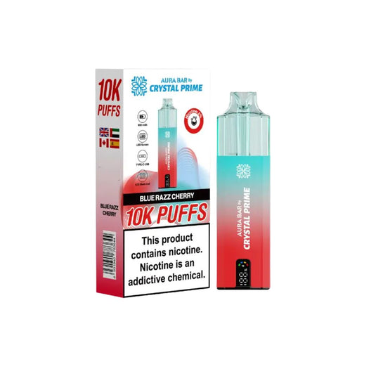 Crystal Prime Aura Bar 10k Prefilled Pod Kit