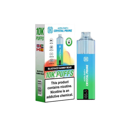 Crystal Prime Aura Bar 10k Prefilled Pod Kit