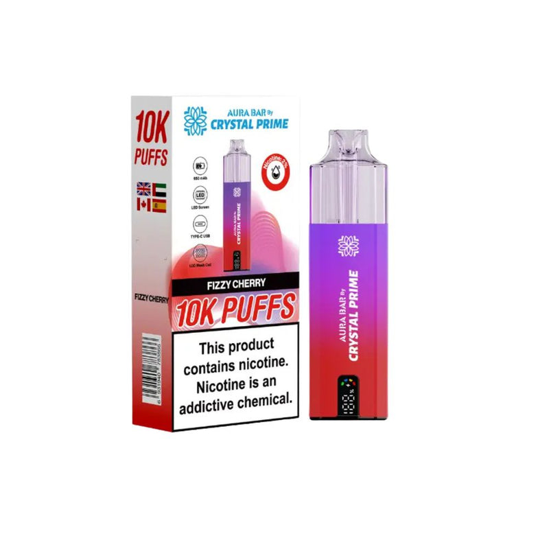 Load image into Gallery viewer, Crystal Prime Aura Bar 10k Prefilled Pod Kit
