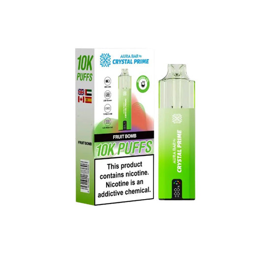 Crystal Prime Aura Bar 10k Prefilled Pod Kit