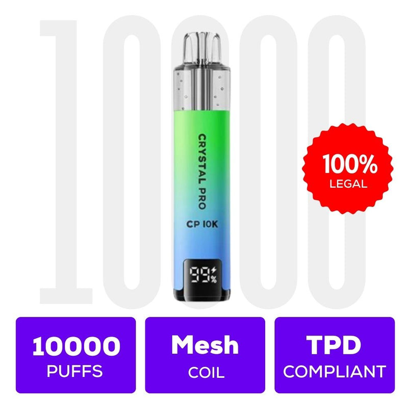 Load image into Gallery viewer, Crystal Pro CP 10K Puffs Prefilled Vape kit
