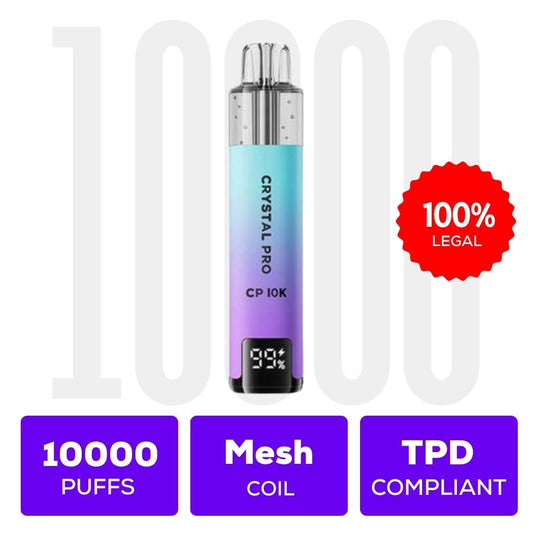 Crystal Pro CP 10K Puffs Prefilled Vape kit
