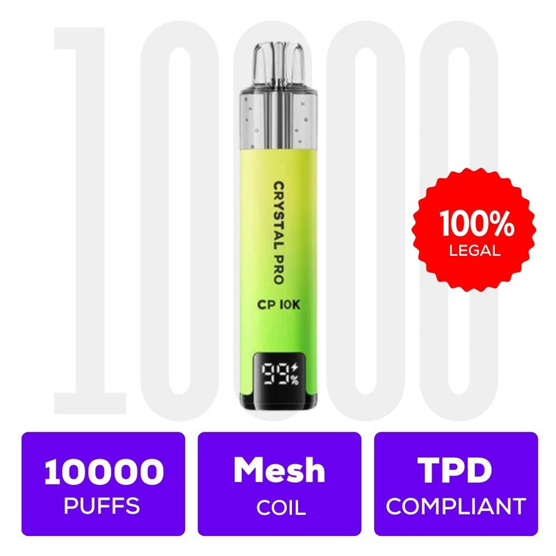 Load image into Gallery viewer, Crystal Pro CP 10K Puffs Prefilled Vape kit
