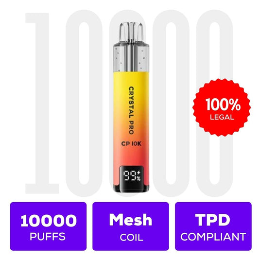 Crystal Pro CP 10K Puffs Prefilled Vape kit