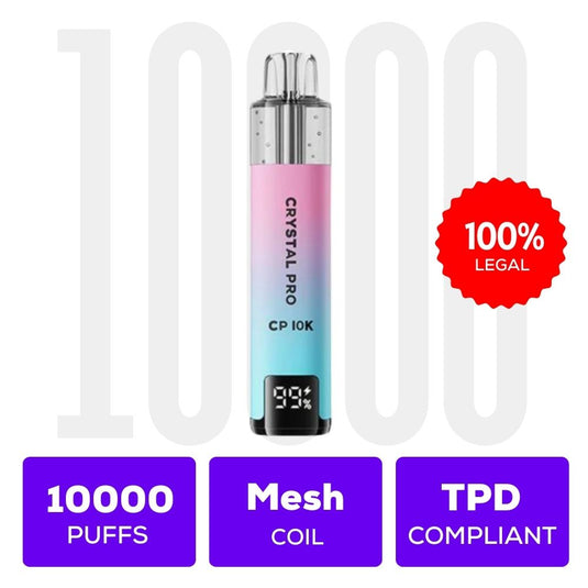 Crystal Pro CP 10K Puffs Prefilled Vape kit