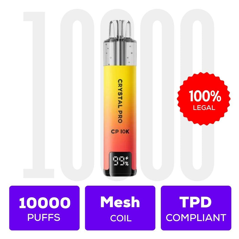 Load image into Gallery viewer, Crystal Pro CP 10K Puffs Prefilled Vape kit
