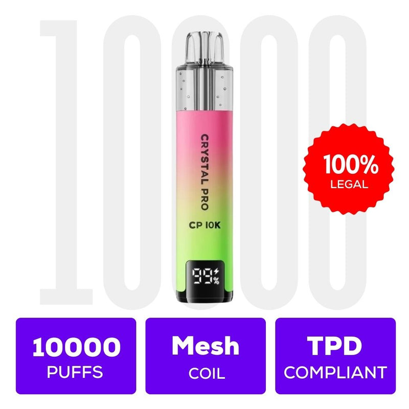 Load image into Gallery viewer, Crystal Pro CP 10K Puffs Prefilled Vape kit
