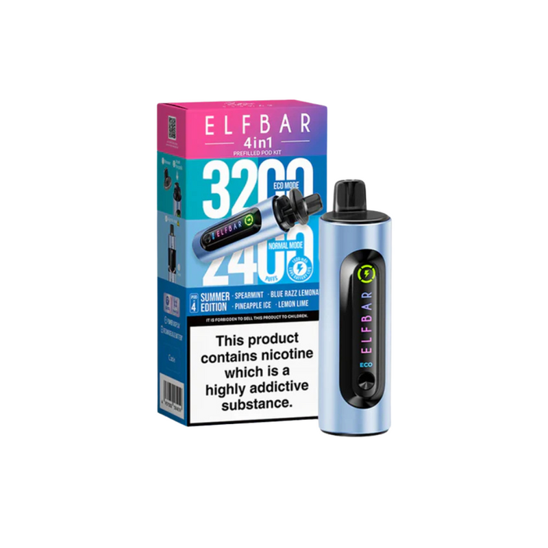 Load image into Gallery viewer, Elf Bar 4-in-1 Prefilled Pod Vape Kit

