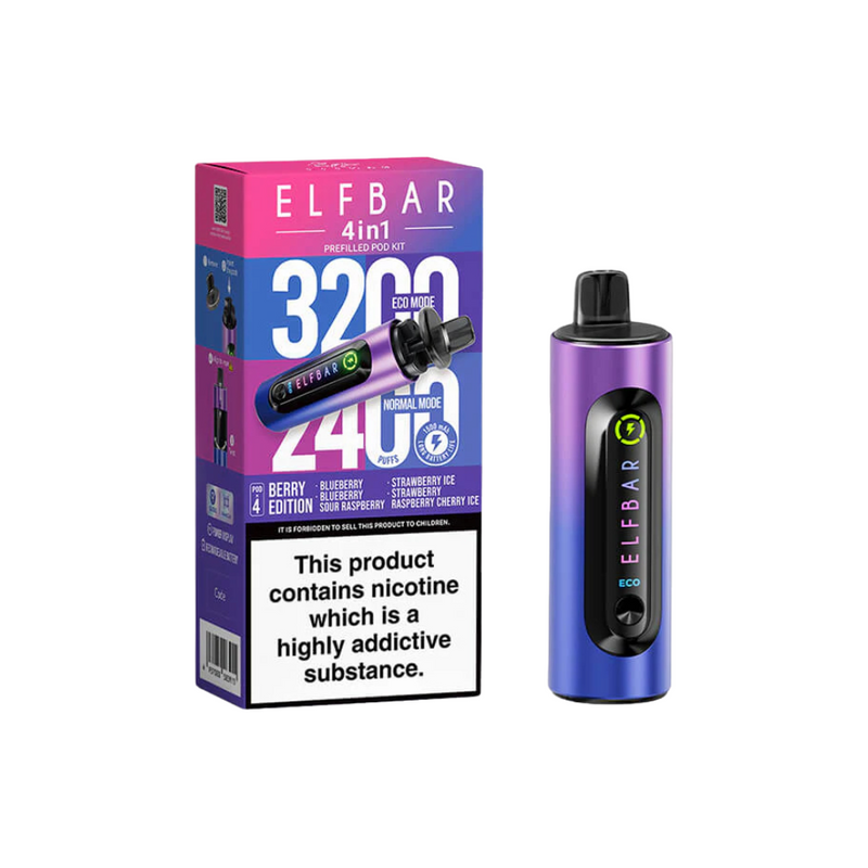 Load image into Gallery viewer, Elf Bar 4-in-1 Prefilled Pod Vape Kit
