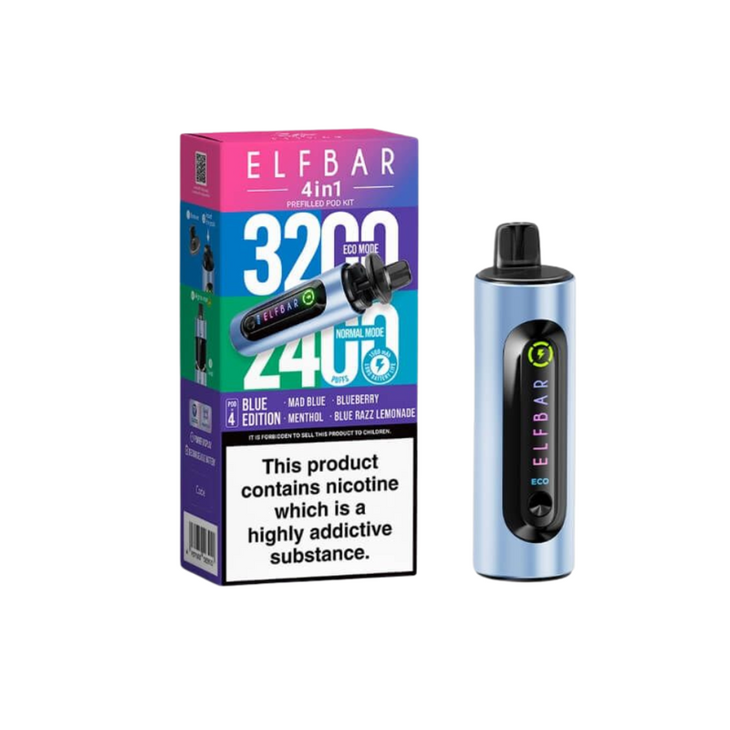 Load image into Gallery viewer, Elf Bar 4-in-1 Prefilled Pod Vape Kit

