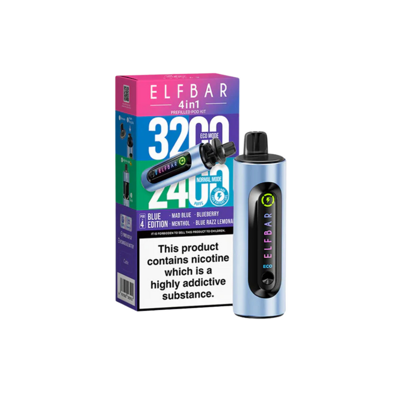 Load image into Gallery viewer, Elf Bar 4-in-1 Prefilled Pod Vape Kit
