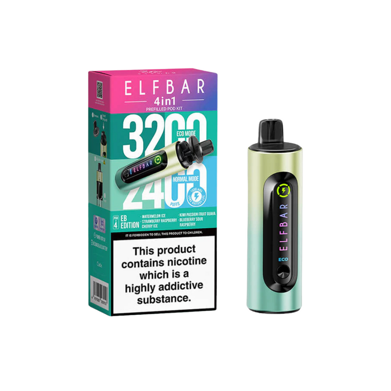Load image into Gallery viewer, Elf Bar 4-in-1 Prefilled Pod Vape Kit
