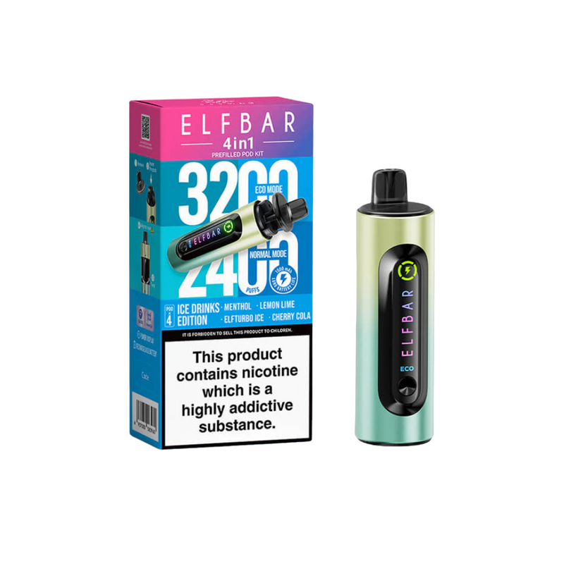 Load image into Gallery viewer, Elf Bar 4-in-1 Prefilled Pod Vape Kit
