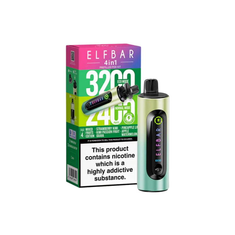Load image into Gallery viewer, Elf Bar 4-in-1 Prefilled Pod Vape Kit
