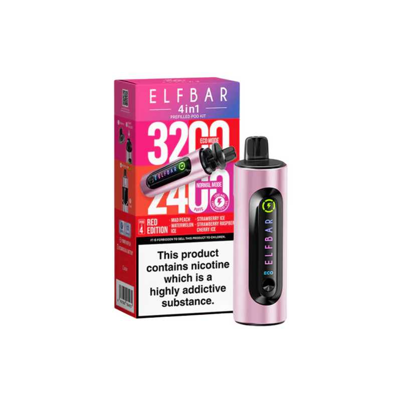 Load image into Gallery viewer, Elf Bar 4-in-1 Prefilled Pod Vape Kit
