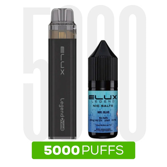 Elux Legend Prime 5000 Puff Disposable Refillable Pod