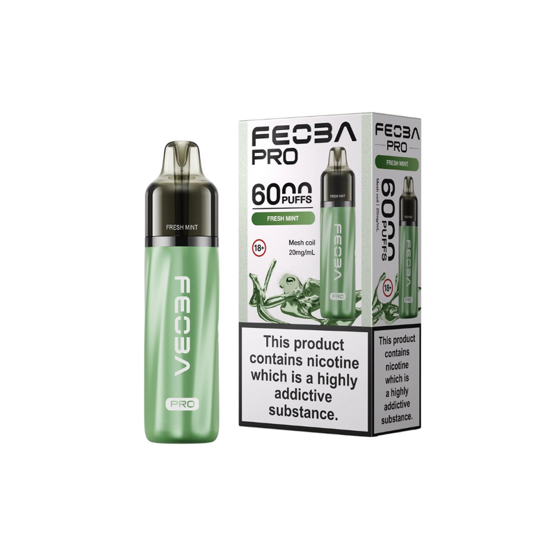 Load image into Gallery viewer, FEOBA_Bar PRO 6000 Prefilled Pod Kit | Fresh Mint
